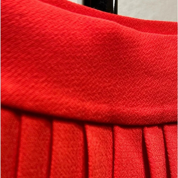 Kate Spade Coral Pleated Skirt Women's Size 4 - Picture 8 of 11